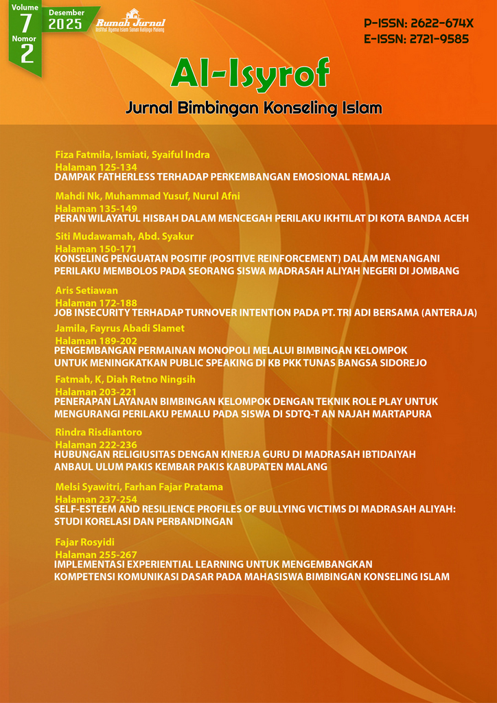 Self-Esteem and Resilience Profiles of Bullying Victims di Madrasah Aliyah: Studi Korelasi dan Perbandingan