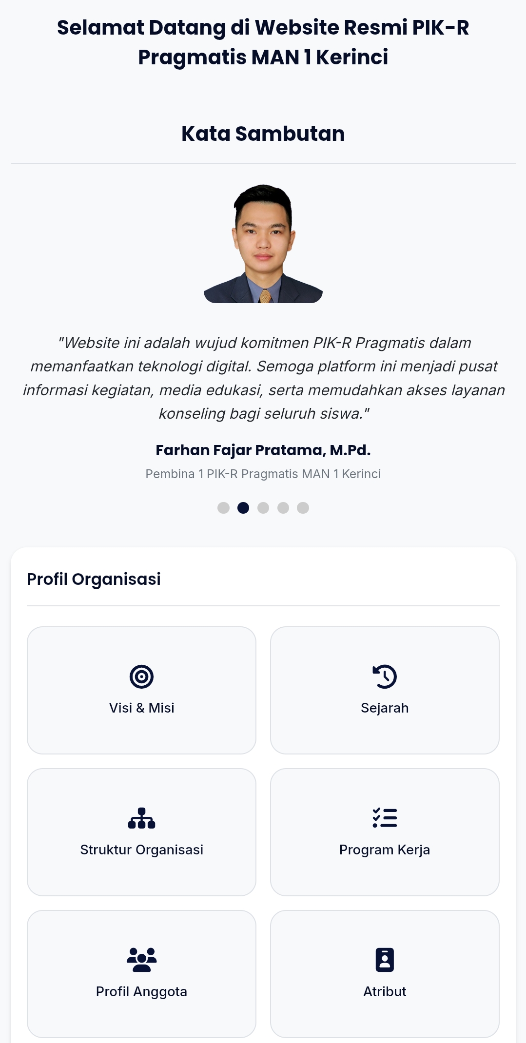 Aplikasi PIK-R MAN 1 Kerinci